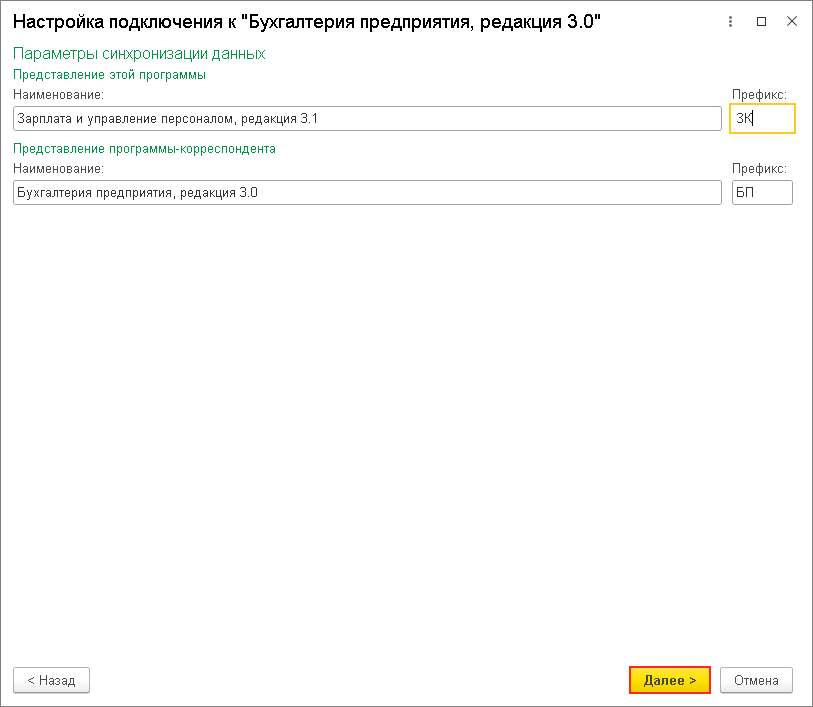 Назначение префиксов